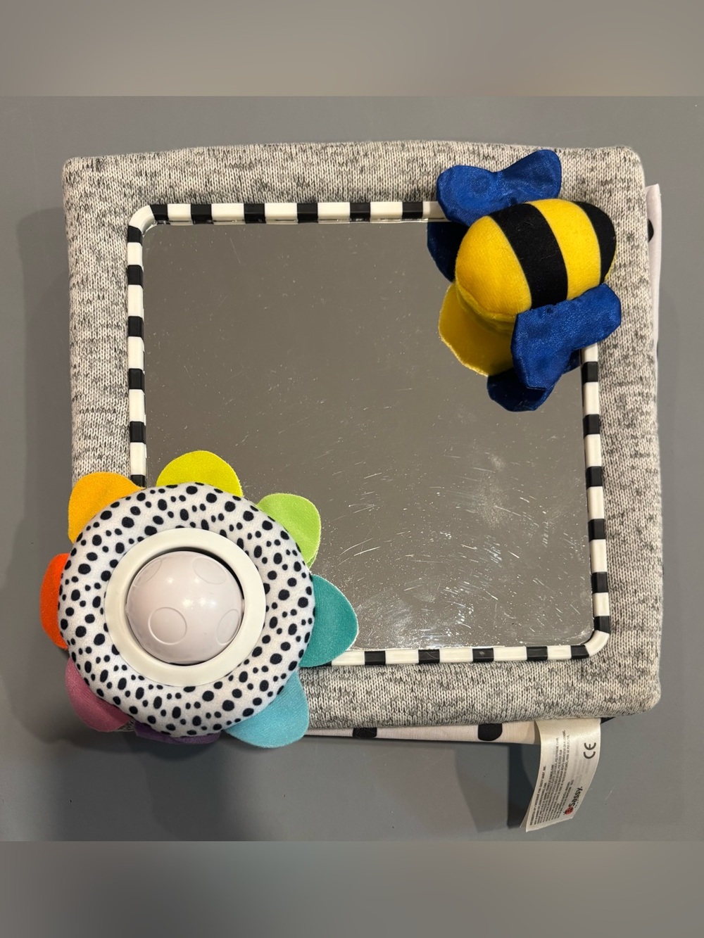 Sassy Tummy Time Square Floor Mirror